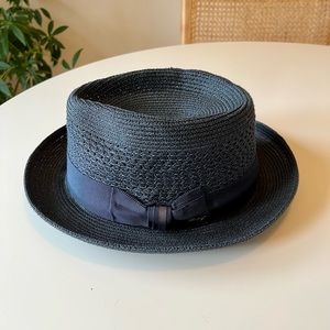 Bailey Of Hollywood Braided Fedora | Navy Blue | Size: Large